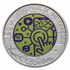 Австрія 25 євро 2025, Оцифрування, ніобій + срібло